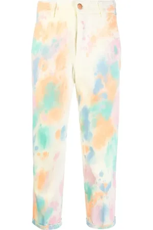 PT Torino Pantalones capri con estampado abstracto