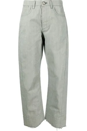 Jil Sander Pantalones anchos con tiro alto