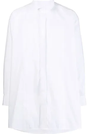 RAF SIMONS Camisa con botones y parche del logo