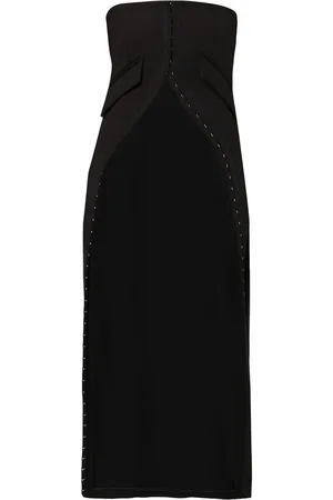 DION LEE Top tipo corset asimétrico