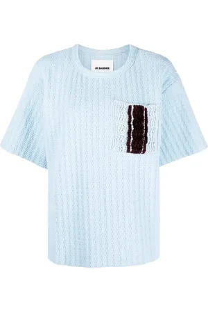 Jil Sander Top tejido manga corta