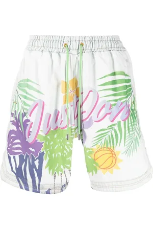 JUST DON Bermudas con estampado gráfico del logo