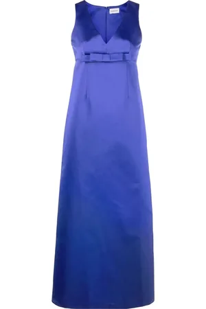 P.A.R.O.S.H. Vestido largo sin mangas con cuello en V