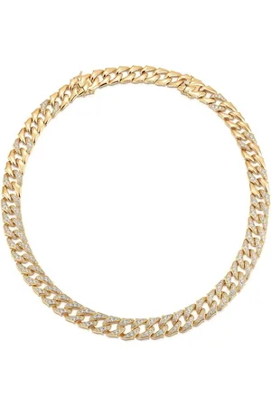 Sara Weinstock Collar de cadena Lucia en oro amarillo de 18kt con diamantes