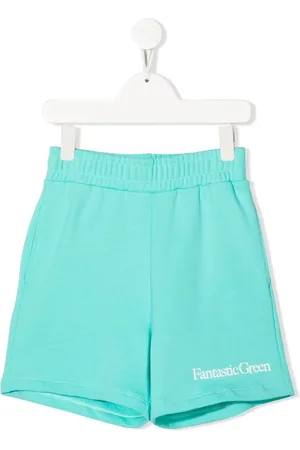 Msgm Shorts con texto estampado