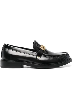 Moschino Mocasines con placa del logo