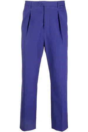 Saint Laurent Pantalones de vestir con tiro alto