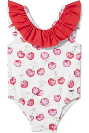 PATACHOU Traje de baño con estampado de cerezas