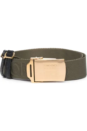 Tom Ford Cinturón con hebilla y logo en relieve