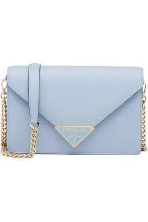 Prada Bolsa crossbody con placa del logo triángular