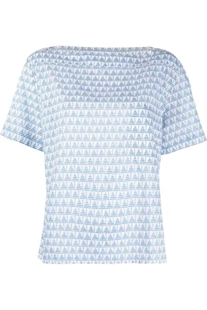 Hermès Playera con estampado geométrico 1960