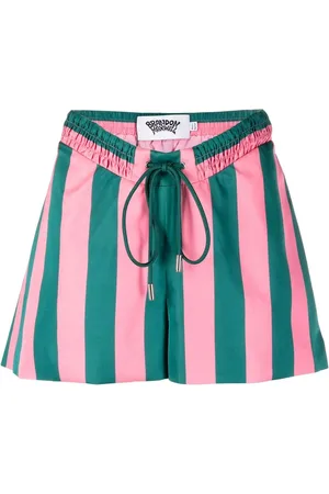 BRANDON MAXWELL Shorts con cordones en la pretina