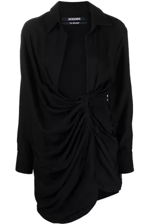 Jacquemus Vestido corto La Robe Bahia drapeado