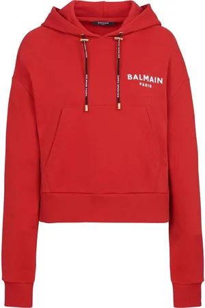 Balmain Hoodie con logo estampado