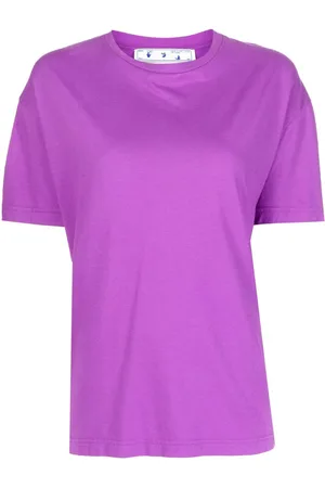 OFF-WHITE Playera con cuello redondo