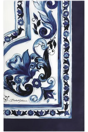 Dolce & Gabbana Mascada con estampado Mayólica