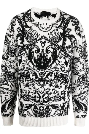 Philipp Plein Suéter tejido de intarsia
