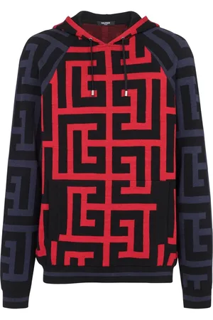 Balmain Hoodie con monograma