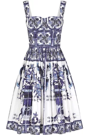 Dolce & Gabbana Mujer Cortos - Vestido corto estampado