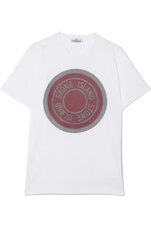 Stone Island Playera con logo estampado
