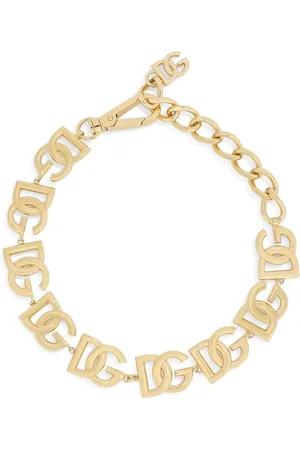Dolce & Gabbana Gargantilla de cadena con logo DG