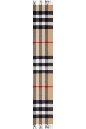 Burberry Bufanda de cachemira con motivo de cuadros