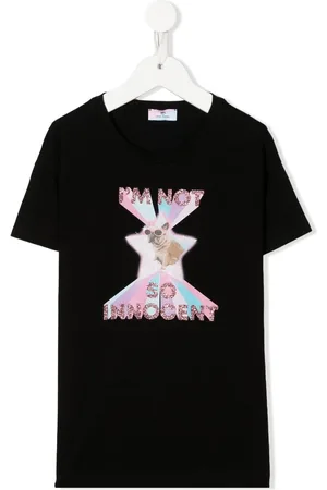 Chiara Ferragni Playera con eslogan de glitter