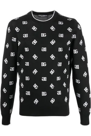 Dolce & Gabbana Suéter con logo DG en jacquard