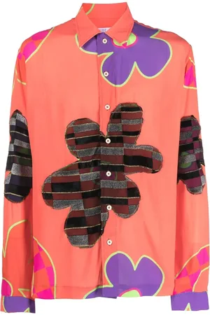 ERL Camisa con estampado gráfico