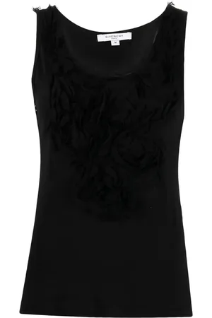 Givenchy Top con detalle de volantes 2000