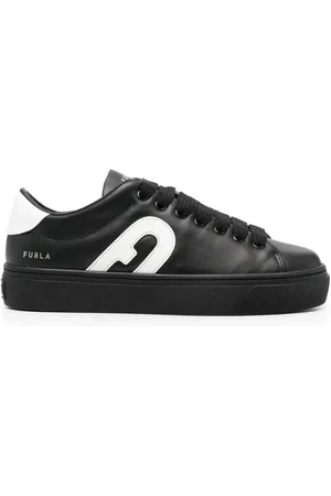 Furla Tenis bajos con parche del logo
