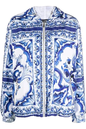 Dolce & Gabbana Rompevientos con estampado máyolica