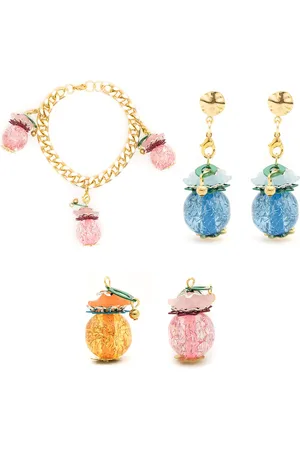 AMIR SLAMA Pulsera y aretes intercambiables