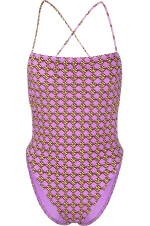 Tory Burch Traje de baño con monograma estampado