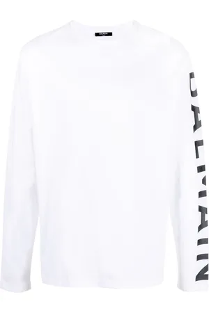 Balmain Playera manga larga con logo estampado