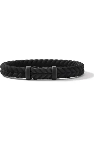 David Yurman Pulsera trenzada con motivo chevron