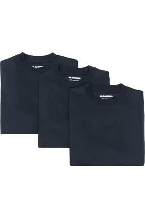 Jil Sander Pack de 3 playeras con parche del logo