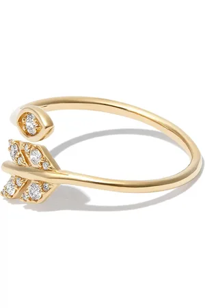 Sydney Evan Anillo Marquis en oro amarillo de 14kt con diamantes