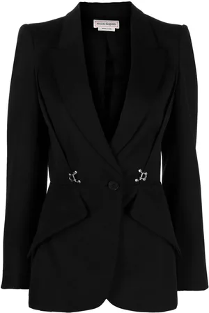Alexander McQueen Blazer con detalles