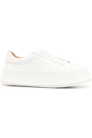 Jil Sander Tenis bajos con agujetas