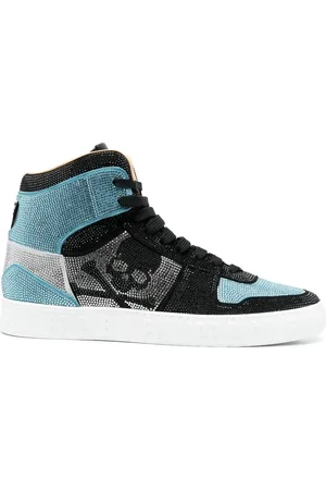 Philipp Plein Tenis altos Strass Skull