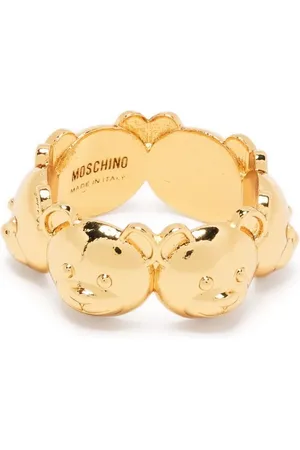 Moschino Anillo con motivo Teddy Bear