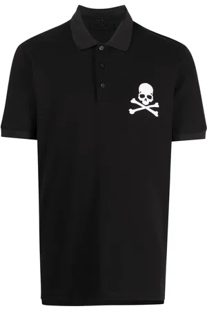 Philipp Plein Playera tipo polo manga corta