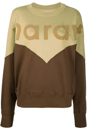 Marant Etoile Sudadera con logo y diseño de dos tonos