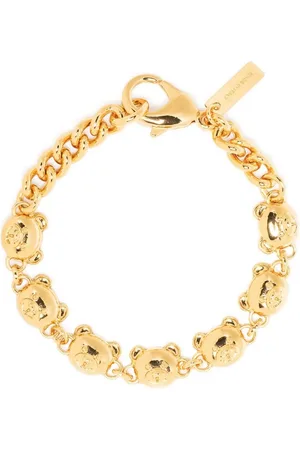 Moschino Pulsera de cadena con motivo Teddy Bear