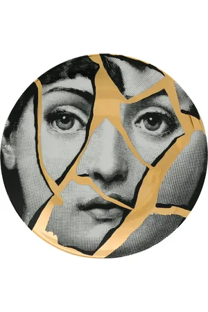 FORNASETTI Cracked face plate