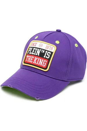 Philipp Plein Gorra con efecto envejecido y parche del logo