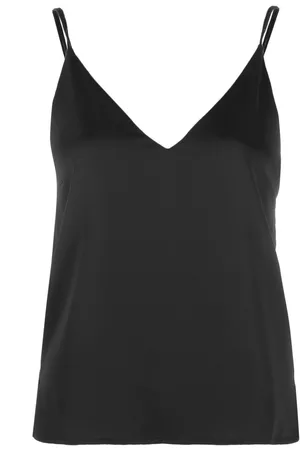Calvin Klein Top de tirantes finos con cuello en v