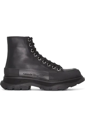 Alexander McQueen Botines con suela gruesa