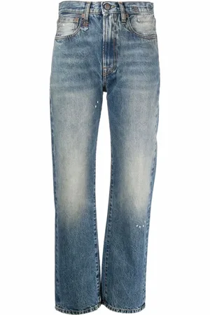 R13 Jeans con tiro alto